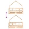 vidaXL Cadre de lit enfant avec tiroirs 70x140 cm bois de pin massif
