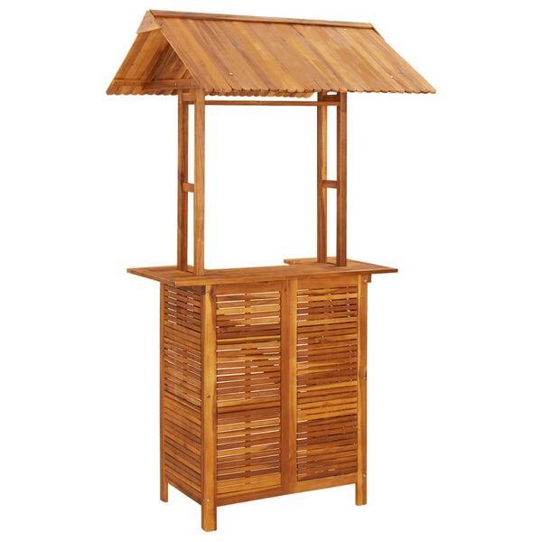 vidaXL Ensemble de bar de jardin 3 pcs Bois d'acacia solide