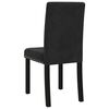 vidaXL Chaises &agrave; manger lot de 2 noir velours