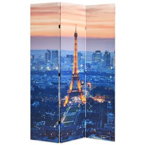 vidaXL Cloison de s&eacute;paration pliable 120x170 cm Paris la nuit