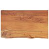 vidaXL Comptoir de salle de bain 90x60x2,5 cm rectangulaire acacia