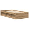vidaXL Cadre de lit sans matelas ch&ecirc;ne artisanal 100x200 cm