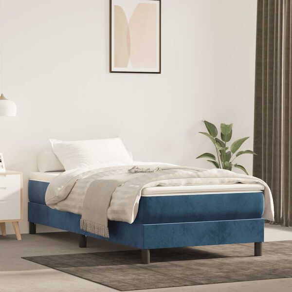 vidaXL Matelas de lit &agrave; ressorts ensach&eacute;s fermet&eacute; moyenne 100x220x20 cm velours