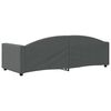 vidaXL Lit de repos sans matelas gris fonc&eacute; 80x200 cm tissu