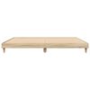 vidaXL Cadre de lit sans matelas ch&ecirc;ne sonoma 180x200 cm