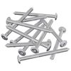vidaXL Vis pour meubles 1200 pcs Argent&eacute; Acier
