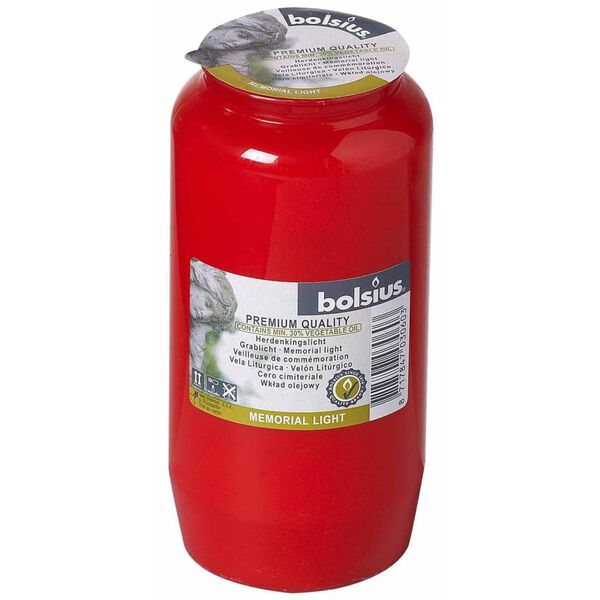 Bolsius Veilleuses de commémoration Compo No 7 24 pcs Rouge