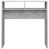 vidaXL Table console gris béton 78x30x80 cm bois d'ingénierie