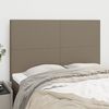 vidaXL T&ecirc;te de lit Taupe 144x5x118/128 cm Tissu