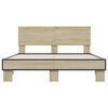 vidaXL Cadre de lit sans matelas ch&ecirc;ne sonoma 120x190 cm