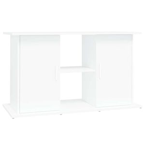 vidaXL Support pour aquarium blanc 101x41x58 cm bois d'ing&eacute;nierie