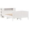 vidaXL Lit biblioth&egrave;que sans matelas blanc 120x200 cm bois pin massif