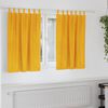 vidaXL Rideaux occultants 2 pcs Jaune moutarde 140 x 140 cm Velours