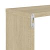 vidaXL &Eacute;tag&egrave;res cube murales 4 pcs Ch&ecirc;ne sonoma 22x15x22 cm