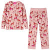 Pyjamas enfants &agrave; manches longues rose clair 92