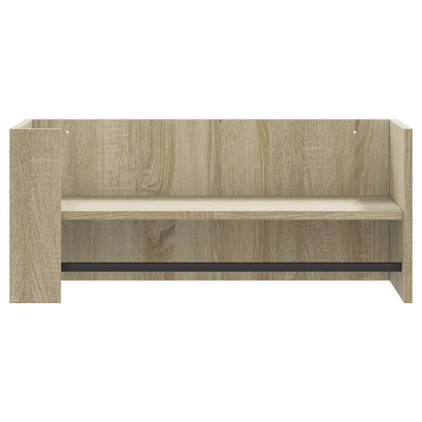 vidaXL &Eacute;tag&egrave;re murale ch&ecirc;ne sonoma 70,5x35x30,5 cm bois d'ing&eacute;nierie