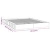 vidaXL Cadre de lit sans matelas 180x200 cm bois massif