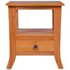 vidaXL Table de chevet bois d'acajou massif