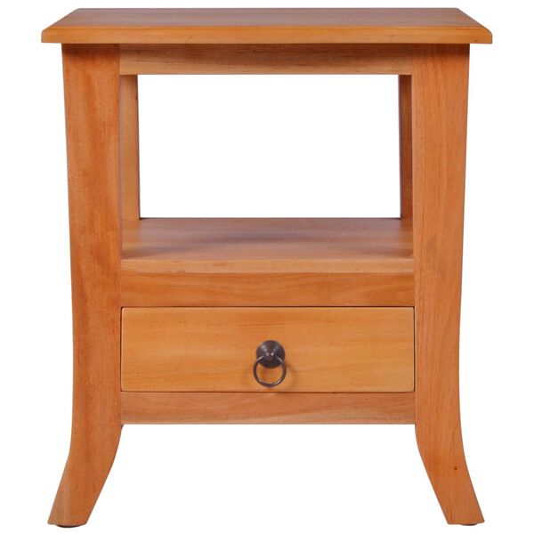 vidaXL Table de chevet bois d'acajou massif
