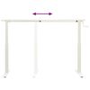 vidaXL Bureau Blanc et Naturel 120 x 60 cm Bois de ch&ecirc;ne massif