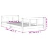 vidaXL Cadre de lit pour enfant 90x190 cm Bois de pin massif