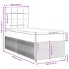 vidaXL Sommier &agrave; lattes de lit avec matelas Gris fonc&eacute; 100x200 cm