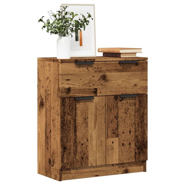 vidaXL Buffet vieux bois 60x30x70 cm bois d'ing&eacute;nierie