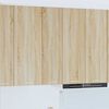 vidaXL Armoire suspendue avec stockage Ch&ecirc;ne Sonoma 30 x 31 x 100 cm
