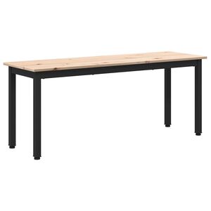 vidaXL banc Naturel 110 x 35 x 45 cm Bois de pin massif