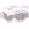 vidaXL Ensemble de canap&eacute; de jardin 8 pcs Gris clair Poly Rattan