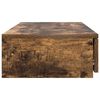 vidaXL Tiroirs de lit Chêne fumé 75 x 36,5 x 16,5 cm Bois d'ingénierie
