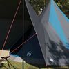 vidaXL Tente Tipi familiale avec toit Bleu et gris 510 x 690 x 330 cm