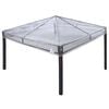 vidaXL Remplacement de housse de gazebo 300 x 300 x 26 cm Transparent