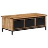 vidaXL Table basse avec tiroirs 110x50x40 cm bois de manguier massif
