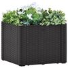 vidaXL Lit surélevé de jardin système d'arrosage Anthracite 43x43x33cm