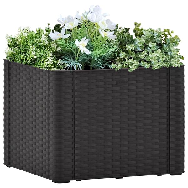 vidaXL Lit surélevé de jardin système d'arrosage Anthracite 43x43x33cm