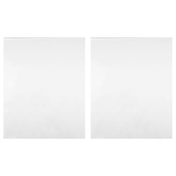 vidaXL Films de miroir 2 pcs auto-adhésive 60x100 cm PET