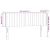 vidaXL T&ecirc;te de lit avec oreilles Rose 147x16x78/88 cm Velours