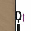 vidaXL Auvent lat&eacute;ral r&eacute;tractable taupe 180x1200 cm