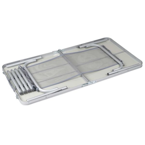 Bo-Camp Table de camping pliable Premium 120x60 cm Aluminium