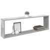 vidaXL &Eacute;tag&egrave;res cube murales 2 pcs gris b&eacute;ton bois d'ing&eacute;nierie