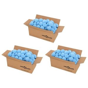 vidaXL Boules anti-bact&eacute;riennes filtrantes de piscine bleu 2100 g PE