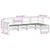 vidaXL Salon de jardin 5 pcs bois de pin massif