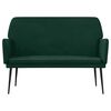 vidaXL Banc Vert foncé 108x79x79 cm Velours