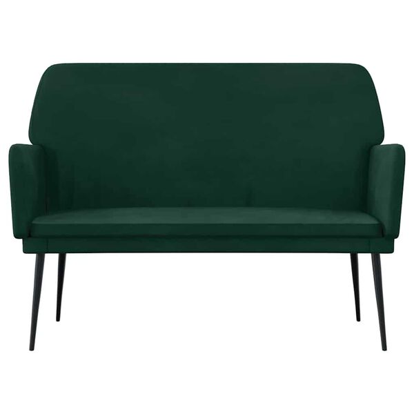 vidaXL Banc Vert foncé 108x79x79 cm Velours
