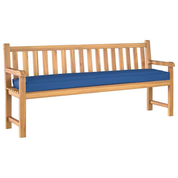 vidaXL Set de coussins de palette 2 pcs Bleu royal 200 x 40 x 8 cm