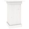 vidaXL Support &agrave; fleurs Blanc 40x40x60 cm Bois de pin solide