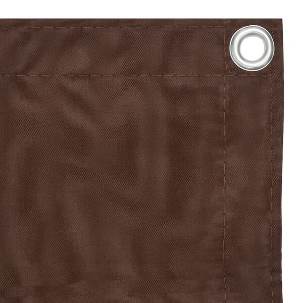 vidaXL &Eacute;cran de balcon Marron 90x300 cm Tissu Oxford