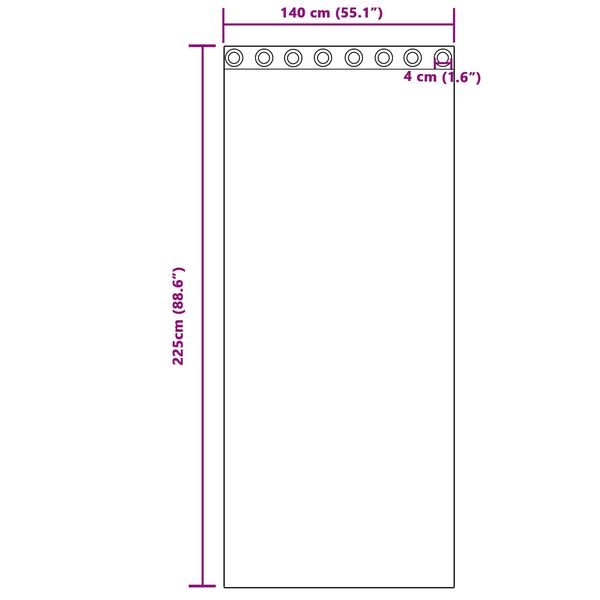 vidaXL Rideaux occultants 2 pcs Jaune moutarde 140 x 225 cm Velours