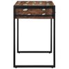 vidaXL Bureau multicolore 100x50x75 cm bois massif de récupération